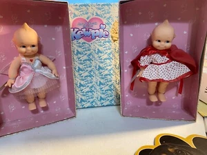 1999 Goldberger Rose O'Neill Original KEWPIE DOLLS TINKERBELL LITTLE RED RIDING - Picture 1 of 5