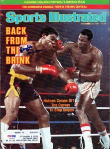 Larry Holmes & Renaldo Snipes Autographed Signed Sports Illustrated PSA S47568 - Picture 1 of 2