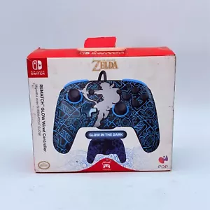 Nintendo Switch Zelda REMATCH Glow Controller Cablato Sheikah Shoot PDP - Foto 1 di 4