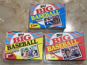 1988 TOPPS BIG BASEBALL SERIES 1, 2, & 3 3 TOTAL BOXES 36 SEALED PACKS EACH BOX - Picture 1 of 9