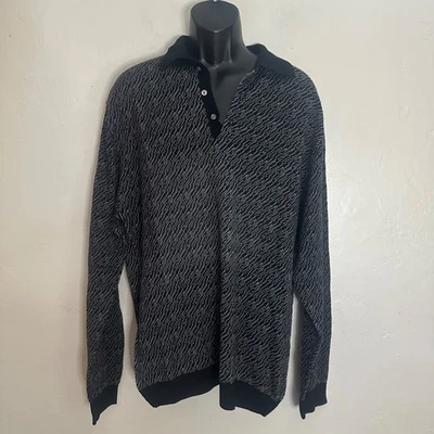 Linea Uomo Collared Sweater XXL Gently worn 50% wool/50% acrylic 25" armpits - Image 1 of 4