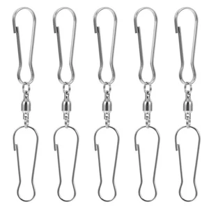5 Pcs Rotating Wind Chime Hook Bra Connector Buckle Sewing Hooks - Picture 1 of 12
