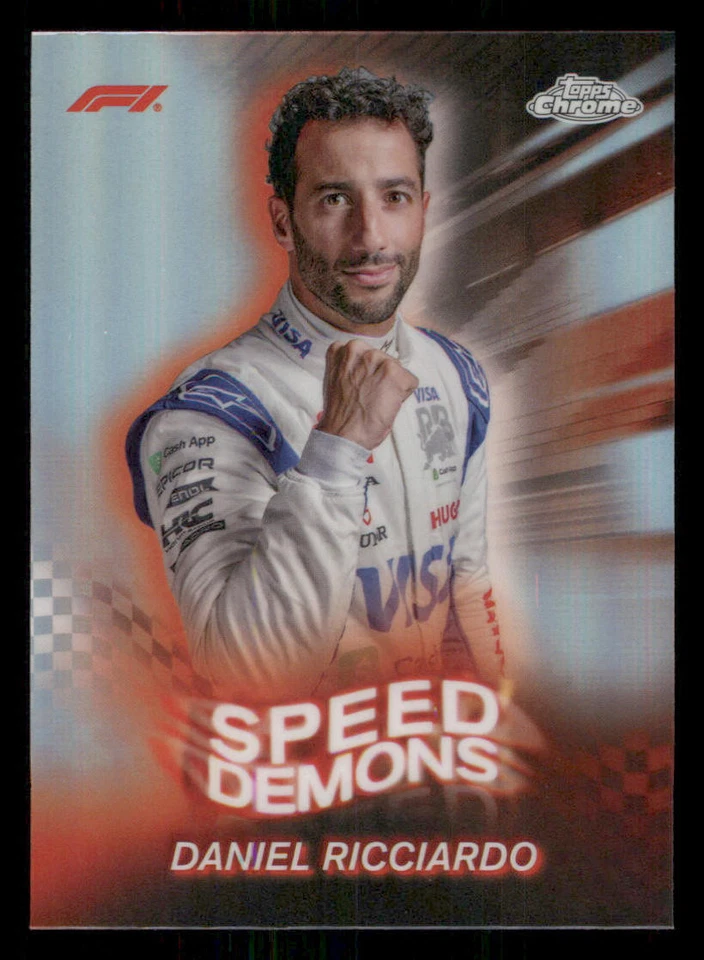 2024 Topps Chrome Formula 1 Speed Demons #SD18 Daniel Ricciardo - Image 1 of 2