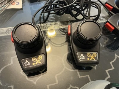 Atari 2600 CX-30 Paddle controllers Cleaned Tested Works 100% - Image 1 of 4