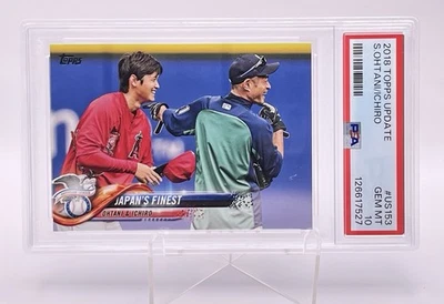 Actualización Topps 2018 #US153 S.Ohtani/Ichiro PSA 10 RC, PATIO Foto 1 de 2