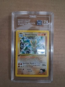Giovanni’s Machamp 1st Edition 2000 Gym Challenge Holo #6/132 TAG 7.5 - Bild 1 von 2