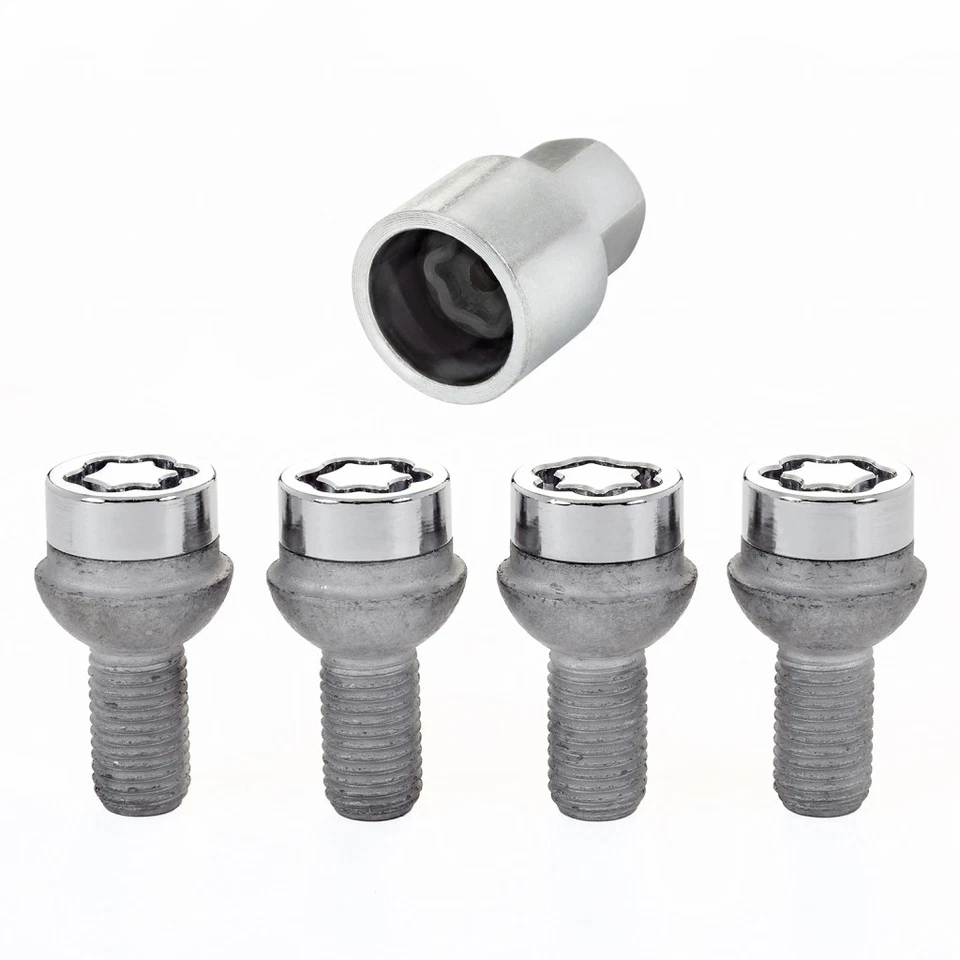 McGard Wheel Lock Bolt Set For Smart Fortwo 2008-2015 | 4 Pack | Radius Seat — 第 1/4 张图片