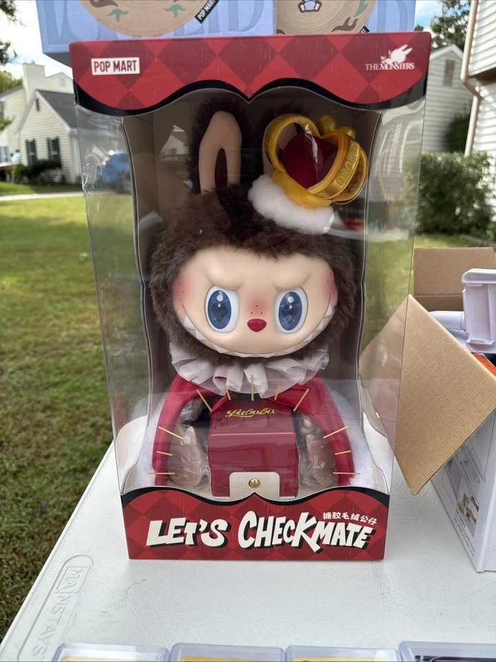 Pop MART Labubu the Monsters Let's Checkmate King Series Vinyl Plush Doll - Image 1 of 1