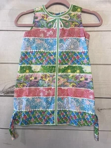 Lilly Pulitzer Girls Shift Fish Patchwork Sz 6 - Picture 1 of 5