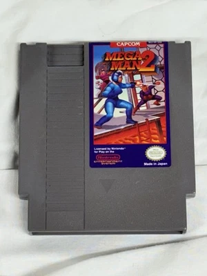 Картридж с видеоиграми Mega Man 2 NES Nintendo 1989 подлинный протестирован Capcom - Изображение 1 из 3