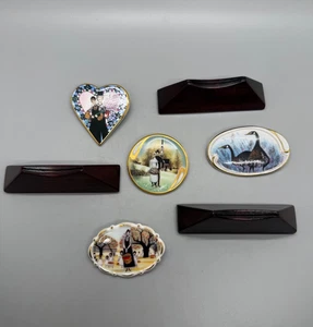 P. BUCKLEY MOSS Set di 4 SPILLE SPILLE Ciondoli Amish Life - Foto 1 di 12