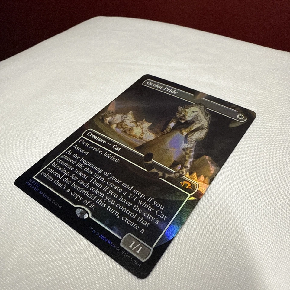 X1 Foil Borderless Ocelot Pride from MH3 - Image 1 of 4