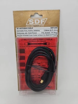 SDF RF Antenna Cable 2 Meter 6 Foot 6 In New - Image 1 of 4