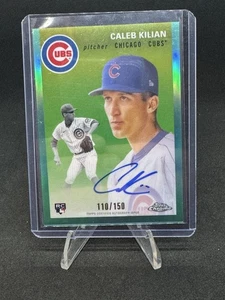 2024 Topps cromo platino caleb kilian refractor automático #110/150 - Imagen 1 de 2