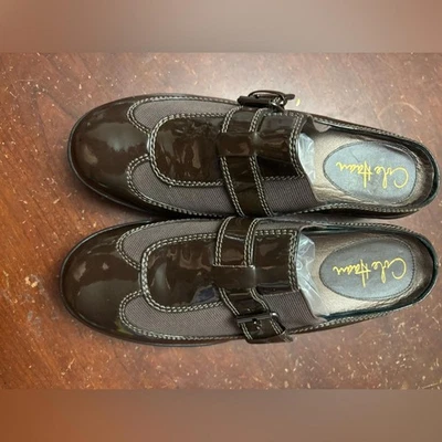 Cole Haan Mujer’s 7.5 Nuevo Charol Slip On Mayjane Estilo Marrón Mules Foto 1 de 4