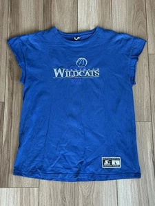 VTG Starter Kentucky Wildcats Blue Cut Off Tank Muscle Shirt NCAA Basketball L - Picture 1 of 8