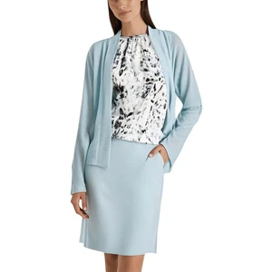 Kasper Womens Green Solid Knit Cardigan Sweater M BHFO 3750 - Picture 1 of 1