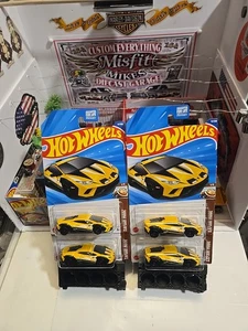 Hot Wheels 2025 Newest Color Lamborghini Huracan Sterrato Lot Of 4 Safari Mode  - Picture 1 of 6