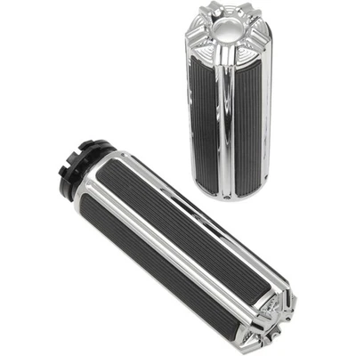 Empuñaduras cromadas calibre 10 Arlen Ness para cable 07-114 Foto 1 de 4