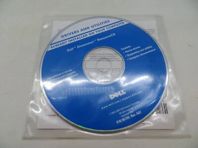 Dell Dimension ResourceCD Drivers and Utilities P/N 9G705 Rev. A02 disc - Image 1 of 4