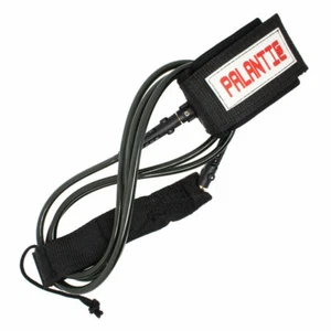 Correa negra Palantic Surfing con tobillo de neopreno y articulaciones giratorias, 6 ft - Imagen 1 de 2