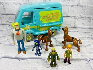 Scooby Doo The Mystery Machine 50th Anniversary Van Lot 5 Figures Hanna Barbera - Picture 1 of 5