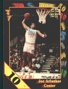 1991-92 Wild Card 10 Stripe #54 Joe Arlauckas