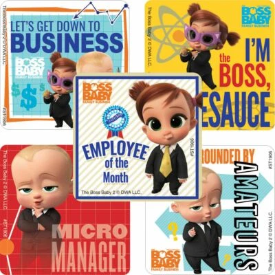 MARVEL 20 Boss Baby Family Business Stickers Party Favors Teacher Supply Tina Templeton