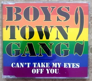 Boys Town Gang Cant Take My Eyes Off You 12" mix / I love you baby CD RARE - Picture 1 of 2