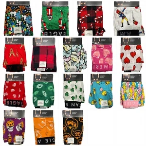 NUEVO CON ETIQUETAS ÁGUILA AMERICANA Boxer Elástico XS-S-M-L-XL Navidad Halloween San Valentín #24 - Imagen 1 de 38