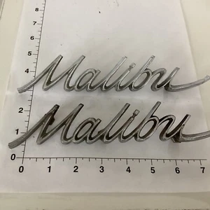 Vintage Original OEM Chevrolet CHEVY MALIBU Emblems Trim 7660 745 - Picture 1 of 6