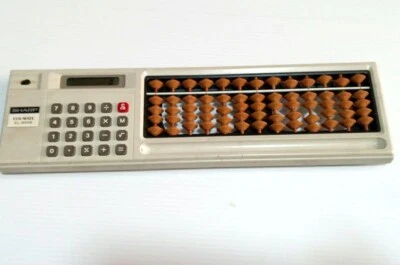SOROCAL Ábaco y Calculadora SHARP ELSI MATE EL-8048 Japonés Soroban Dentaku JPN - Imagen 1 de 3