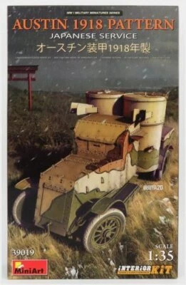 MINIART 39019 AUSTIN - PATTERN MILITARY TANK JAPANESE SERVICE 1918 - 1/35 - Immagine 1 di 2