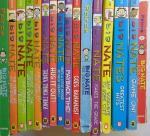 Posten von 16 einzigartigen "Big Nate" Taschenbüchern von Lincoln Pierce (stark gebraucht) - Bild 1 von 6