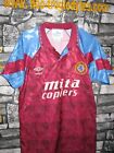 Vintage Aston Villa Umbro football soccer jersey shirt trikot  maillot  '80s