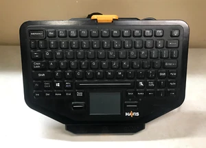 Havis KB-108 USB Rugged Keyboard with Integrated Touch Pad and C-KBM-201 Mount - Picture 1 of 7