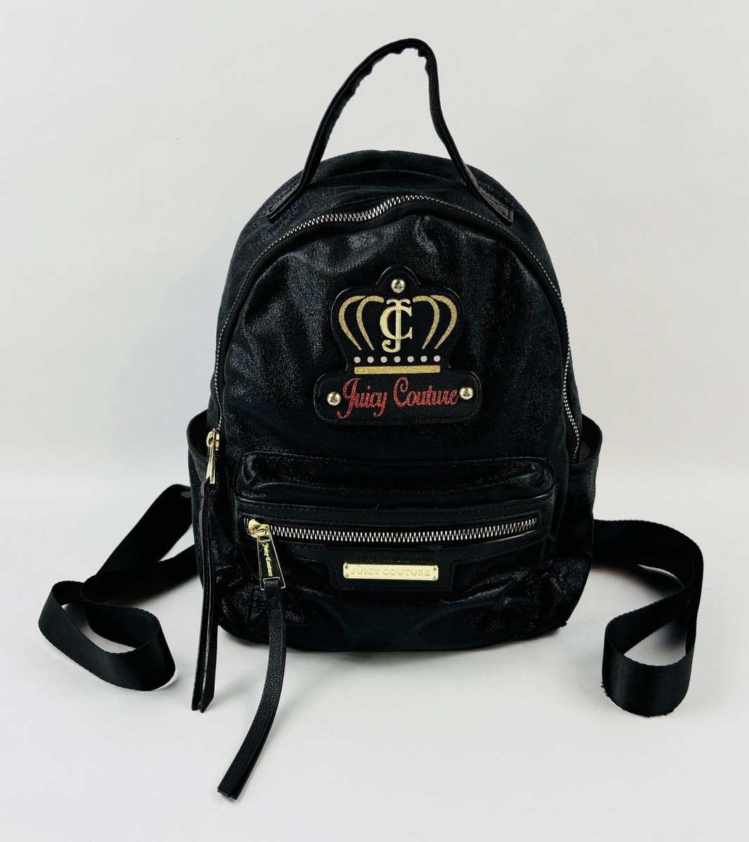 新品＊正規品 Juicy Couture ミニリュック ベロア スエード 黒 Brand New Black backpack JUICY COUTURE | eBay