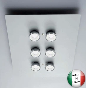 Lámpara de Techo DAMA Blanco 6xGU10 para Focos GU10 Max. 50W - Picture 1 of 1