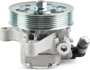 Power Steering Pump with Pulley Compatible with Honda CR-V 2.4L 2002 2005 to - Picture 1 of 8