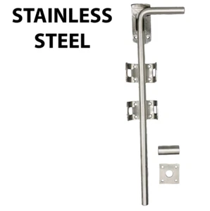 18" Stainless Steel Stable Drop Bolt Garage Door Shed Barn - Picture 1 of 1