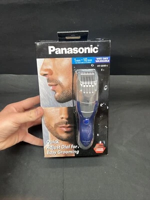 Afeitadora recortadora de pelo y barba húmeda/seca Panasonic ER-GB40 sellada totalmente nueva Foto 1 de 4