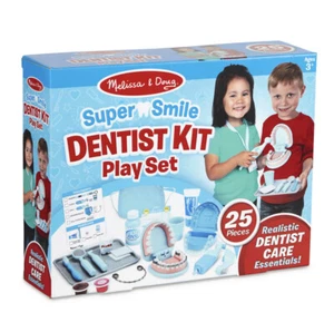 Melissa & Doug Super Smile Dentist Kit Play Set 25 Pc Accessories NEW! - Picture 1 of 6