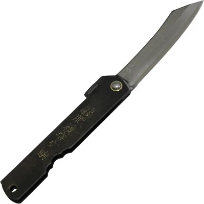 HIGONOKAMI Herramienta de Carbono Acero Warikomi Cuchillo de Bolsillo Plegable Japonés 3.63" Foto 1 de 3