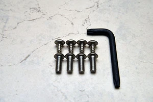 Anti-Theft Security Screws for ACURA FRONT & REAR License Plate Frame (8 pcs) - Picture 1 of 2
