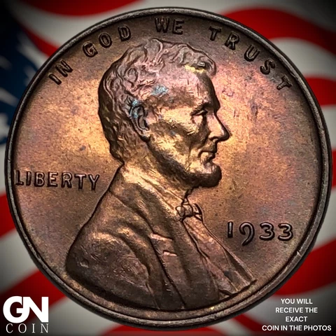 1933 P Lincoln Cent Wheat Penny  Q7960 Cover