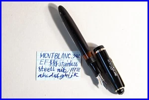 1950 Celluloid & Cork Seal MONTBLANC 342 G Piston Filler flexible EF steel nib - Picture 1 of 9