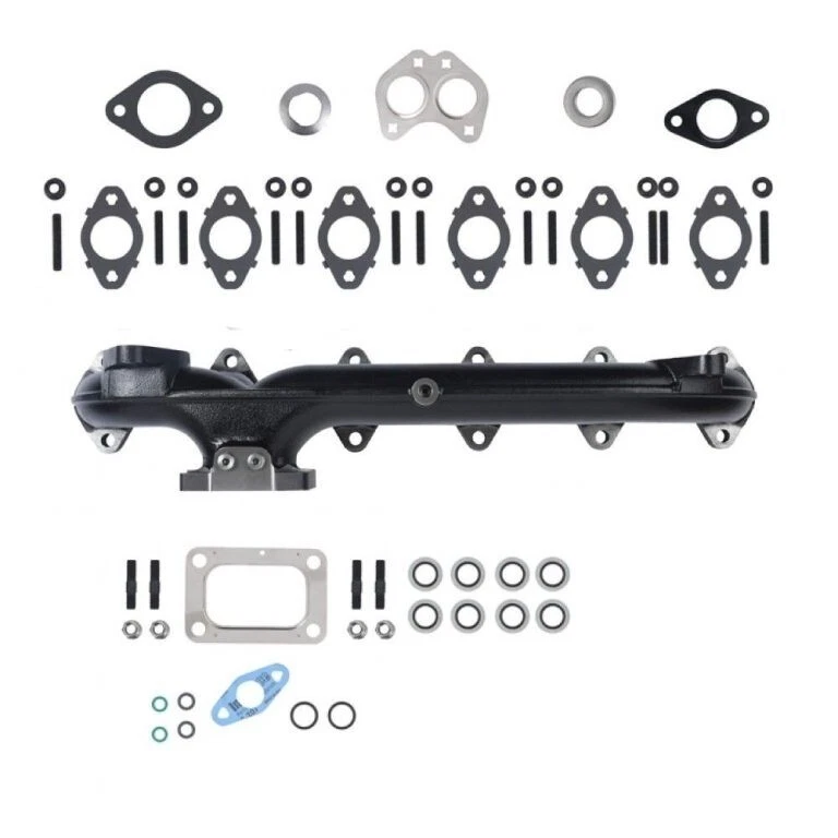 Colector de escape de alto flujo SPOOLOGIC para Cummins 2008-2018 6,7 L recubierto 24 V Foto 1 de 1