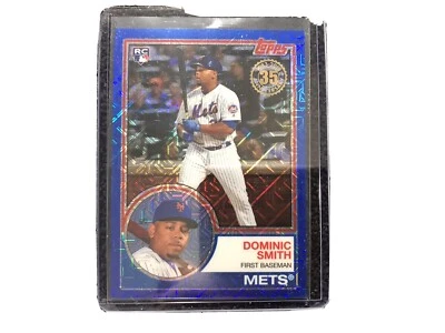 2018 Topps Silver Pack Dominic Smith Blue Refractor Rookie Card RC #82/150 - Image 1 of 3