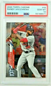 RANDY AROZARENA 2020 Topps Chrome RC Rookie #49 GEM MT PSA 10 - Bild 1 von 3