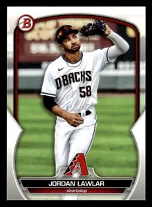 Jordan Lawlar 2023 Bowman #BP-92 Arizona Diamondbacks - Picture 1 of 2